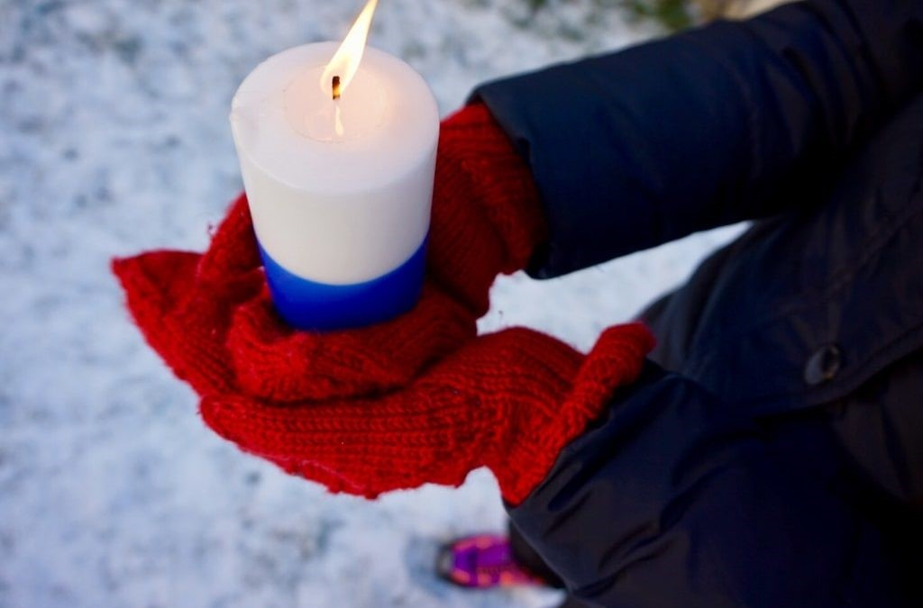 Для фінів свічка – символ Дня незалежності. Фото Her Finland