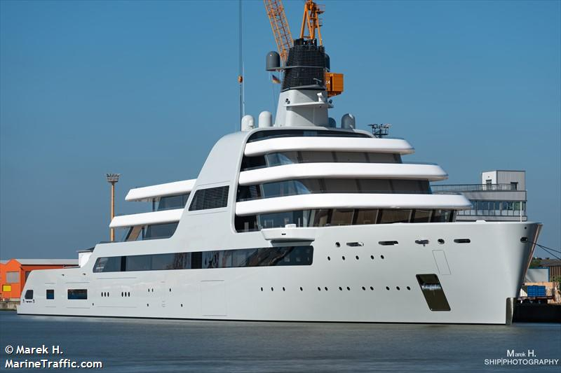 Йдеться про 139-метрову яхту Solaris Абрамовича вартістю приблизно $540 млн