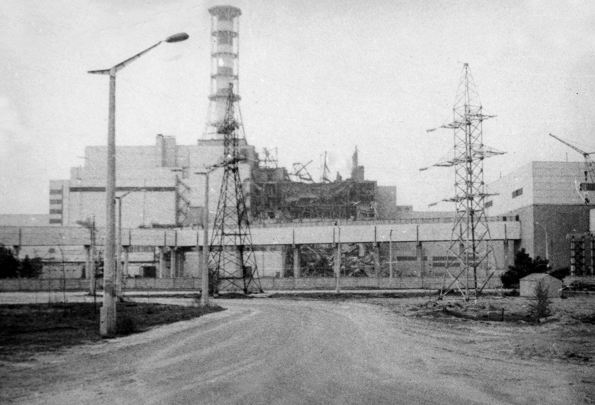 Разрушенный 4-й блок Чернобыльской АЭС, 27 апреля 1986 года  Фото: Валерий Евтушенко/УНИАН